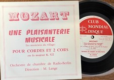 MATHIEU LANGE  / MOZART Ein