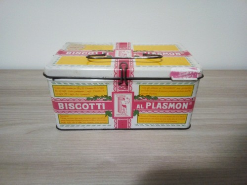 Scatola latta plasmon vintage - latta,
