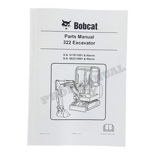 Bobcat 322 Manuale catalogo