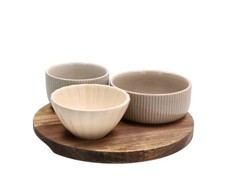 Set 3 Ciotole in Ceramica con