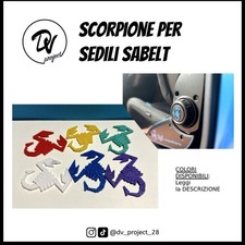 Scorpione abarth per sedili - scorpione,