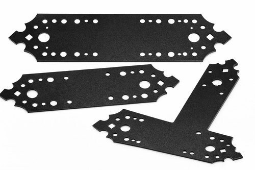 Connettore piatto nero - connettore,