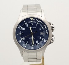 Hamilton Khaki Navy Automatic H775151 Blue Dial 2 Crown