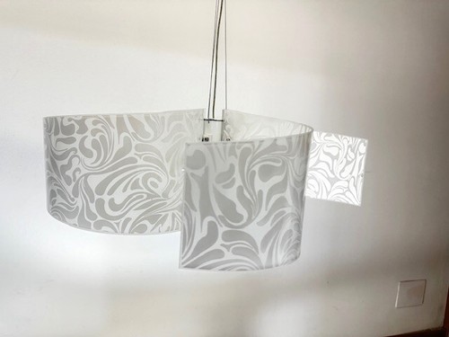 Lampada sospensione bicolore - lampada,