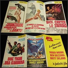 PUBBLICITA' - DEPLIANT- POSTER - VIDEOTECA AVO FILM PROMO FILM VHS