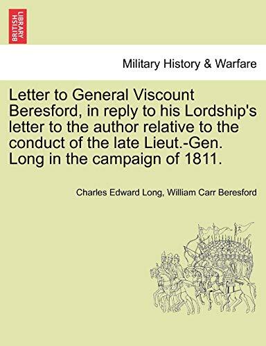 Letter general viscount - letter, to