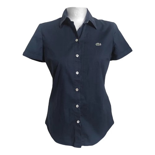 Camicia donna lacoste blu navy - camicia,