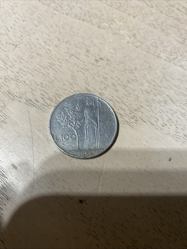 Moneta 100 lire - del, 1956