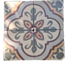 394 mattonelle riggiole in pastina di cemento