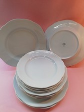 RICHARD GINORI 1735 ANTICO DOCCIA 18 PIATTI PIANI FONDI DOLCE PORCELLANA BIANCA