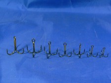 5 Ancorette curva larga ideali per artificiali rapala, martin, pesca spinning