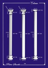 Colonnina in gesso per interni paster column colonna base capitello