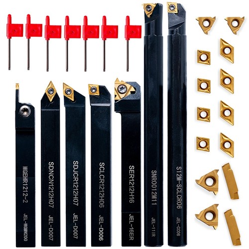 Kit utensili tornitura cnc - kit,