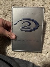 Xbox Halo 2 Limited Collector's Edition Metal Box CIB 2 dischi e manuale