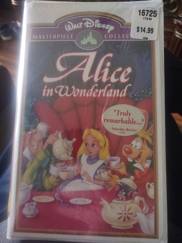 Alice wonderland vhs - alice, in