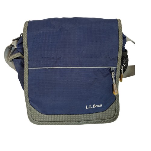 Borsa messenger bean blu - l.l.,