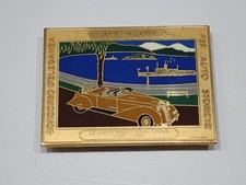 CONCORSO DI ELEGANZA PER AUTO STORICHE STRESA 1997 PLACCA PIASTRA SMALTATA