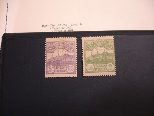 San marino 1925 vedute mi - 1925,
