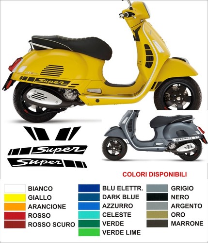 Kit adesivi stickers vespa gts - kit,