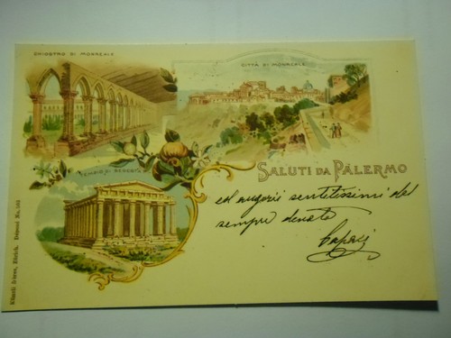 Saluti palermo cartolina - palermo,