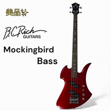 [Buone Condizioni] B.C.Rich Mockingbird Basso Elettrico Rosso Metallizzato