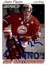 Andre Payette 1995-96 Slapshot
