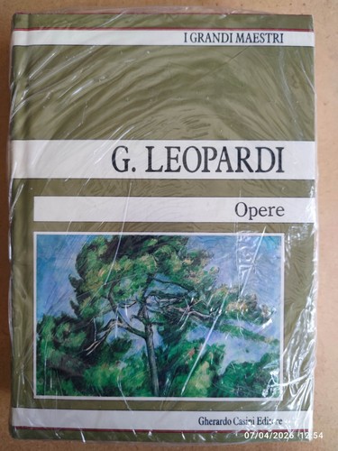Giacomo leopardi opere - leopardi,