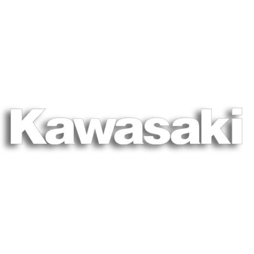 Logo laterale bianco - , kawasaki