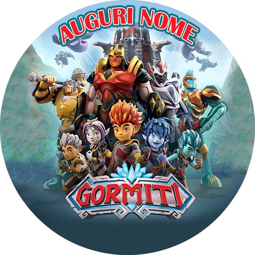 Cialda gormiti decorazione - gormiti,