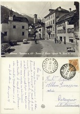 VALLE ANZASCA -VANZONE -VERBANIA -PIAZZA S.ROCCO ANIMATA AUTO E VESPA D'EPOCA