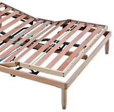 Rete in Legno 28 Doghe Elettrica Alzata Unica | Orange - EVERGREENWEB