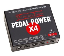 Pedale Voodoo Lab usato Power X4 Expander Kit alimentatore pedale chitarra