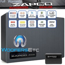 AMPLIFICATORE ZAPCO HB-410 II 8A AUTO 10 CANALI DSP 31 BANDE EQ 8 CANALI CLASSE AB