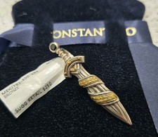 Ciondolo spada uomo in argento