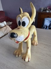 Pupazzo in gomma Ledraplastic cane Pluto versione grande anni 60 da collezione
