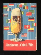 BIRRA ANDREAS EDEL PILS - FOGLIETTO PUBBLICITARIO DI PRESENTAZIONE - ANNI '60