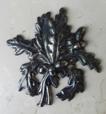 OLRI meravigliosa decorazione foglia quercia antica sottile vintage 