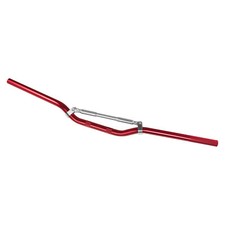 Manubrio Alluminio Moto Scooter Cross Enduro Piega Bassa  22 mm diametro Rosso