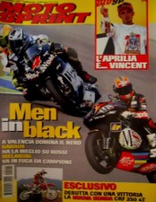 Motosprint 45 2002 Debutto nuova Honda CRF 250 4T. Melandri in fuga da campione