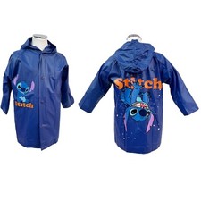 Disney Stitch Giacca Parapioggia Impermeabile da 3-8anni Bambino Poncho