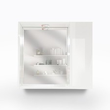 Specchiera bianco lucido - specchiera, cm
