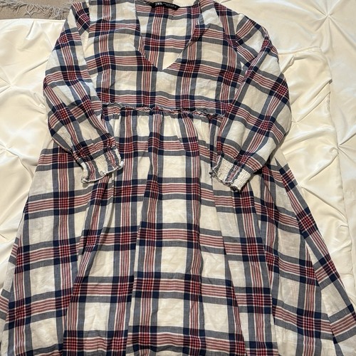 Abito midi zara quadri - a,