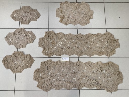 Set centrini uncinetto - set,
