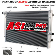 Upgraded 2 Rangées Aluminium