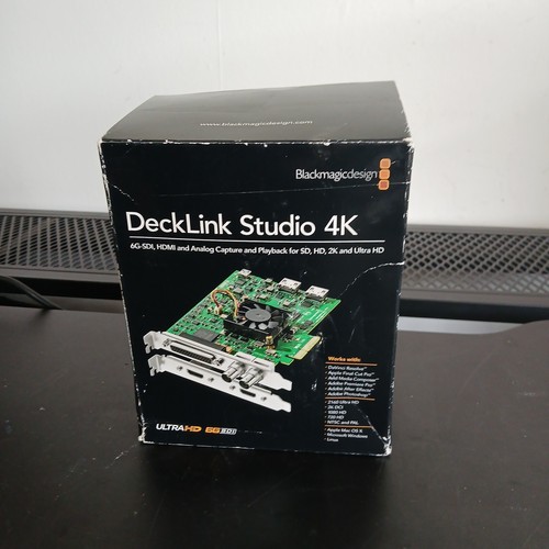 Blackmagic decklink studio - decklink, 4k