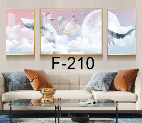 Set full color tela - 3/full, wallart