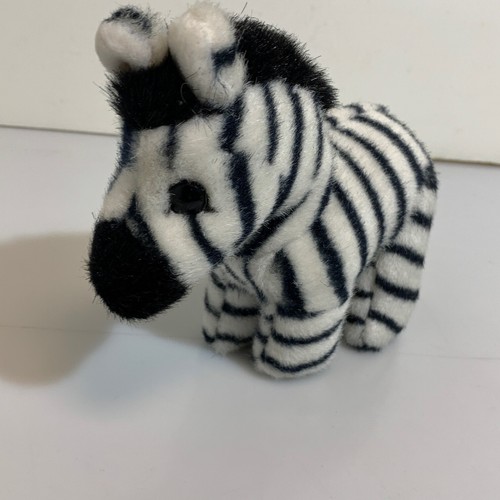 Peluche trudi zebra piedi - zebra,