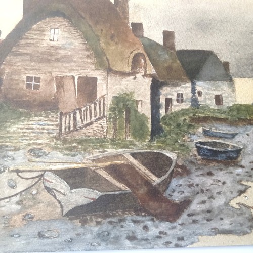 Port chaumière bretagne - port,