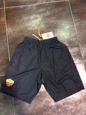 2929 AS ROMA PANTALONCINI PANTALONCINO GARA MATCH BLACK SHORTS 2013 2014