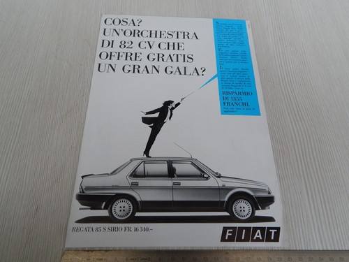 Brochure originale fiat - brochure,